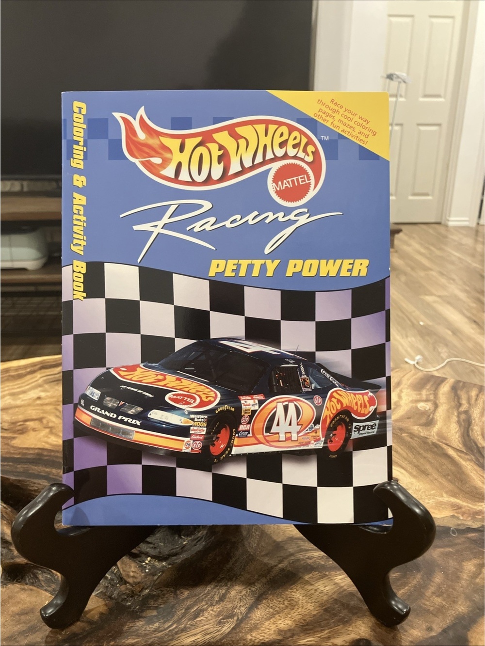 1998 Hot Wheels PETTY POWER Golden Books A Big Coloring Book UNUSED
